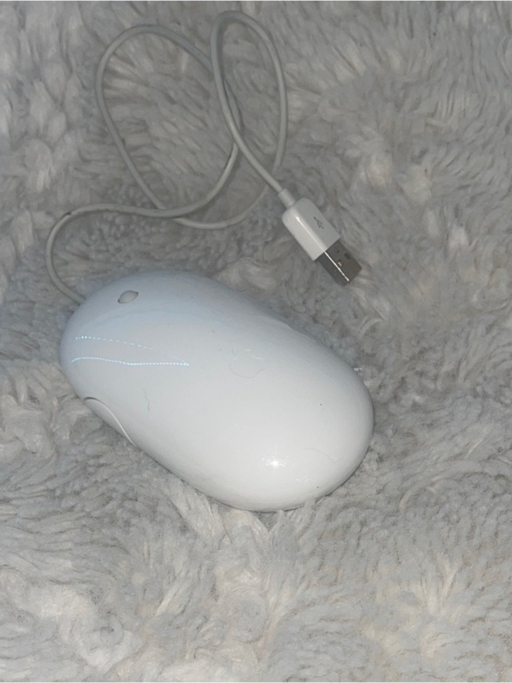 Apple White Wired Mouse